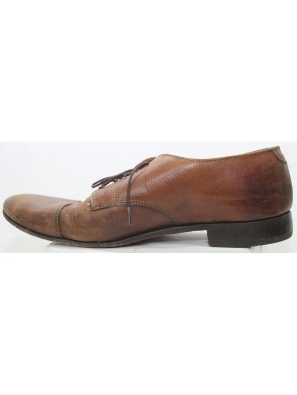 Cole Haan Watson Casual Brown Cap-Toe Oxford Mens Leather Dress Shoes Size 10 D